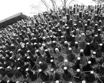 啤酒瓶太陽能熱水器